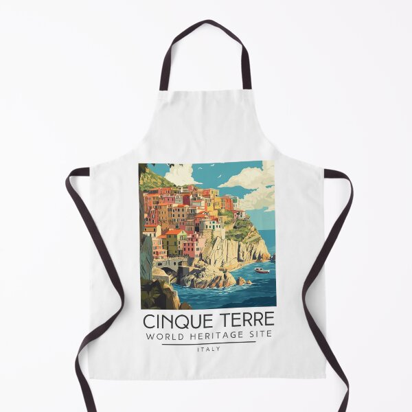 Item preview, A Vintage Travel Art of Cinque Terre - Italy designed and sold by GoodOldVintage.
