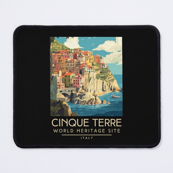 Item preview, A Vintage Travel Art of Cinque Terre - Italy  designed and sold by GoodOldVintage.