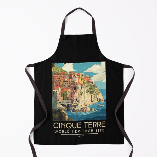 Item preview, A Vintage Travel Art of Cinque Terre - Italy designed and sold by GoodOldVintage.