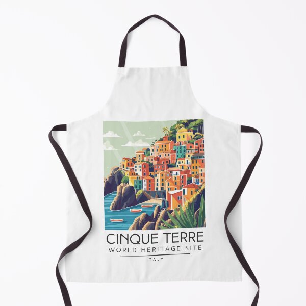 Item preview, A Vintage Travel Art of Cinque Terre - Italy designed and sold by GoodOldVintage.