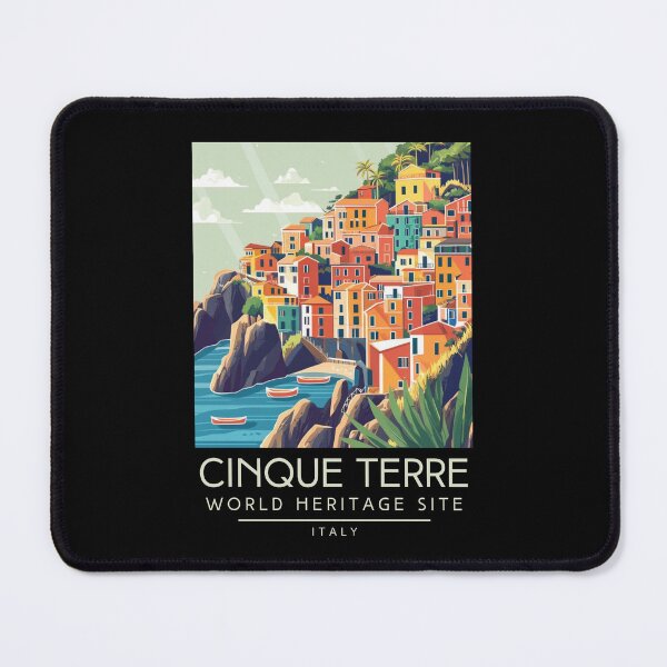 Item preview, A Vintage Travel Art of Cinque Terre - Italy  designed and sold by GoodOldVintage.