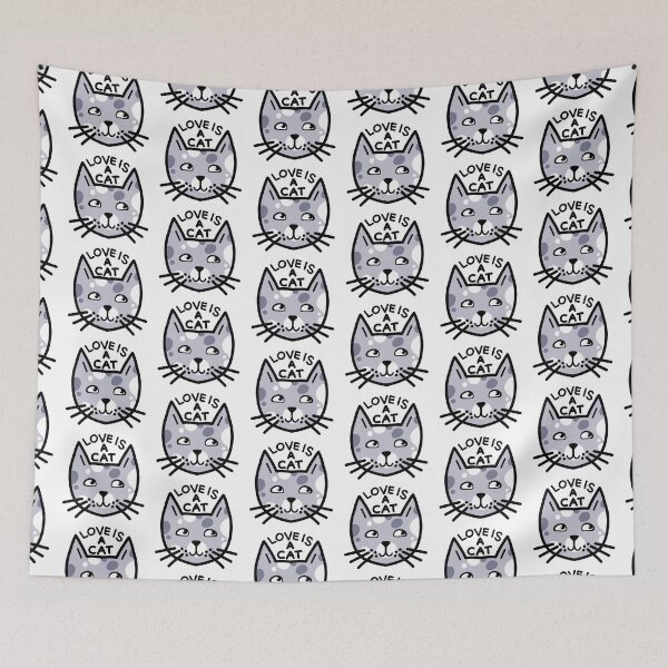 Item preview, Love is a cat designed and sold by jazzydevil.