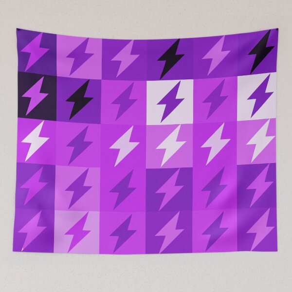 Item preview, Electric Vibes - Multicolor Lightning in Shades of Pink and Purple designed and sold by Timegraf.