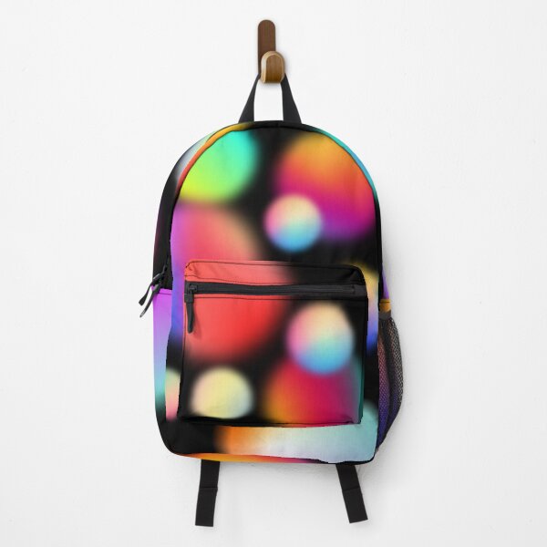 Item preview, Iridescent Bubble Backpack | Holographic Gradient Bag | Colorful Abstract Rucksack designed and sold by Draven Royce.