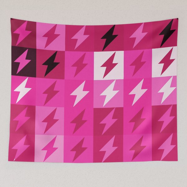 Item preview, Electric Vibes - Multicolor Lightning in Shades of Pink and Purple designed and sold by Timegraf.