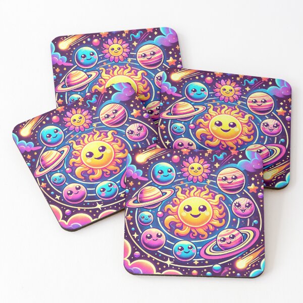 Item preview, Whimsical Solar System designed and sold by KittyKatto.