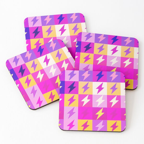 Item preview, Electric Vibes - Multicolor Lightning in Shades of Pink and Purple designed and sold by Timegraf.