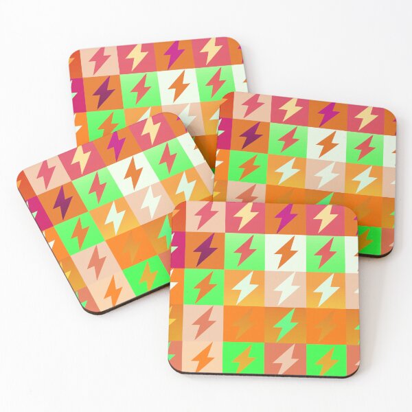 Item preview, Electric Vibes - Multicolor Lightning in Shades of Pink and Purple designed and sold by Timegraf.