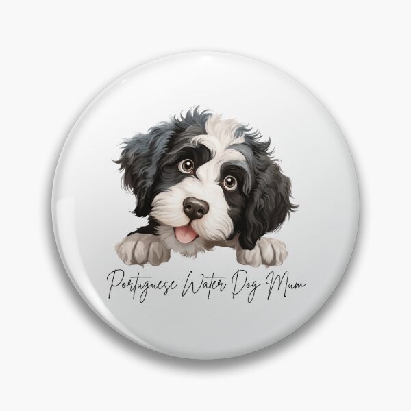 Item preview, Cute Peeking Portuguese Water Dog Mum designed and sold by NicheFifty-Two.