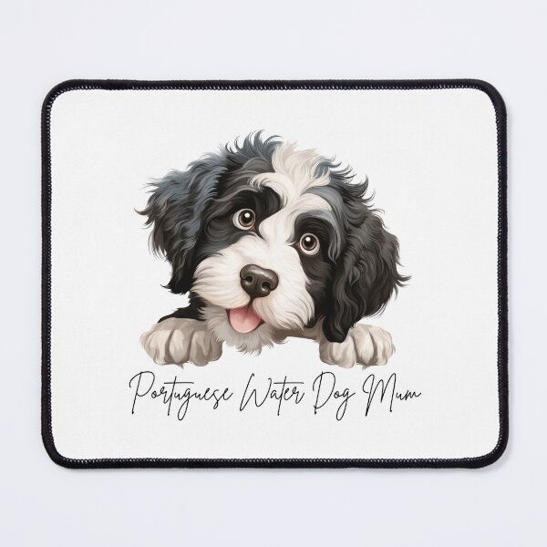 Item preview, Cute Peeking Portuguese Water Dog Mum designed and sold by NicheFifty-Two.