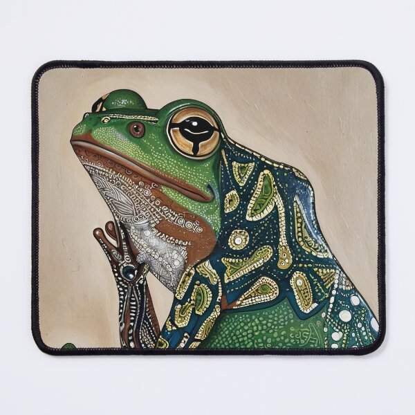 Item preview, Frog African folk Style designed and sold by Alma Lee.