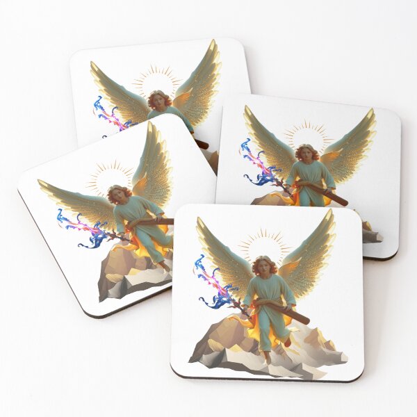 Item preview, Hiking Archangel with Sword designed and sold by DivineHaven.