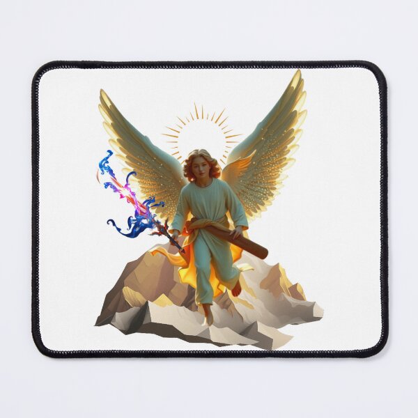 Item preview, Hiking Archangel with Sword designed and sold by DivineHaven.