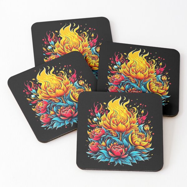 Item preview, Flaming Flower  designed and sold by pikeprints.