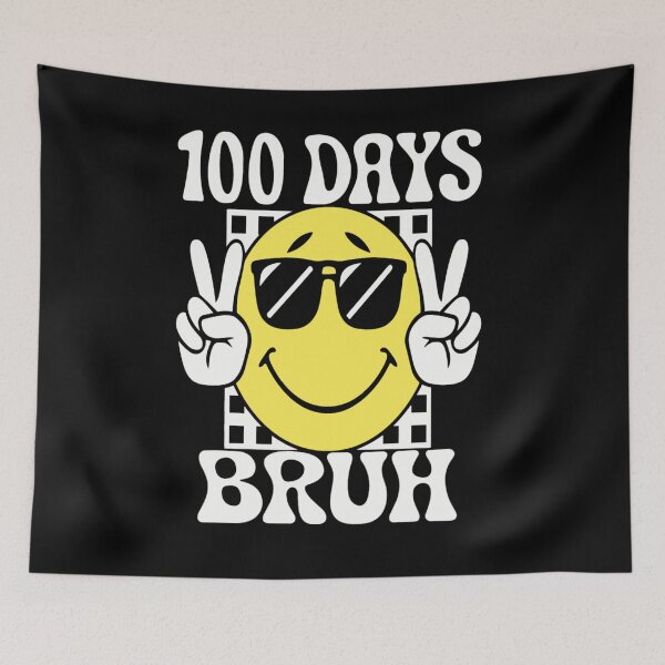 Item preview, 100 Days Of School, 100 Days Bruh designed and sold by KitonicTees.