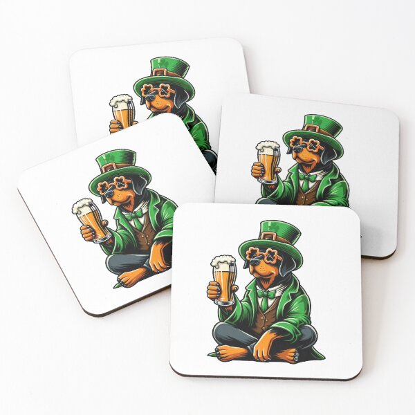 Item preview, Beauceron St Patrick's Day designed and sold by doodIllustrate.
