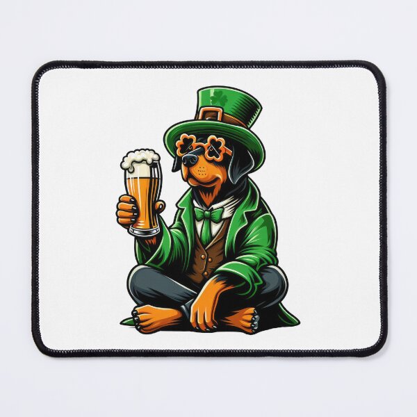 Item preview, Beauceron St Patrick's Day designed and sold by doodIllustrate.