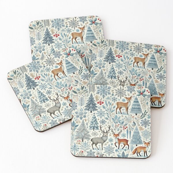 Item preview, Winter Wonderland Repeat Pattern Design designed and sold by KittyKatto.