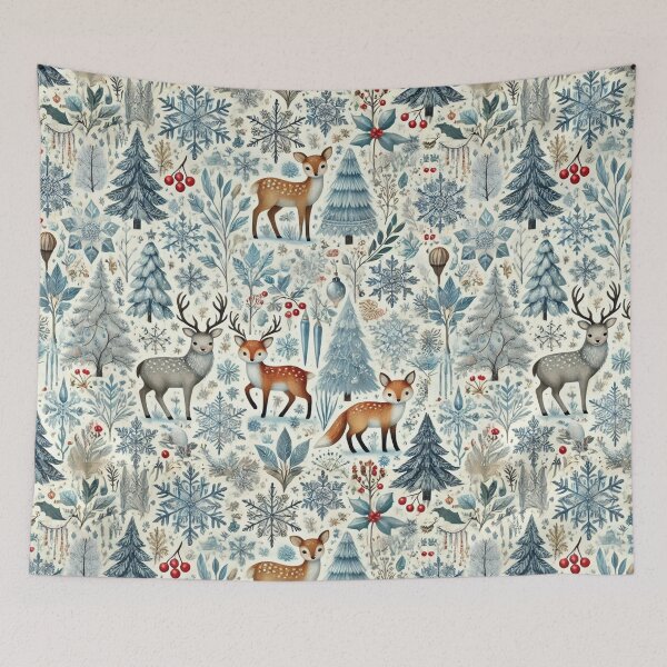 Item preview, Winter Wonderland Repeat Pattern Design designed and sold by KittyKatto.