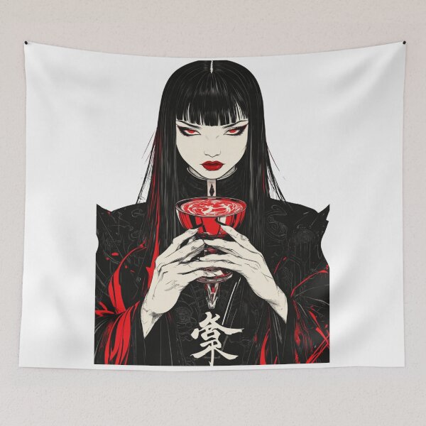 Item preview, Vampire Queen 緋色の夢見る者 designed and sold by PrintsByFrank.