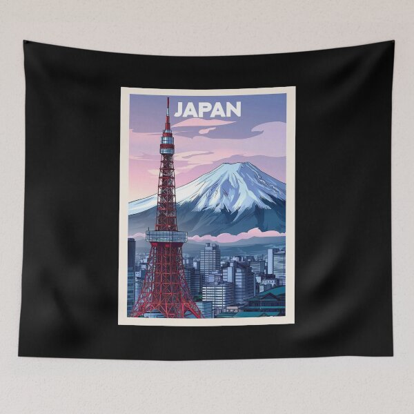 Item preview, Japan, Travel Art designed and sold by PinkandP.