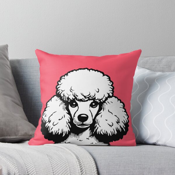 Item preview, Pop Art Poodle Bubblegum Pink & White Chic Aesthetic designed and sold by K9ish.
