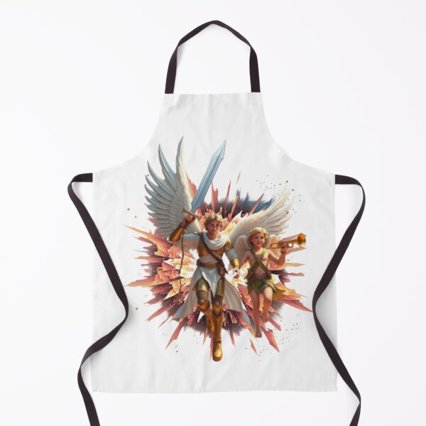 Item preview, Archangel With Cherub In the Cosmos designed and sold by DivineHaven.
