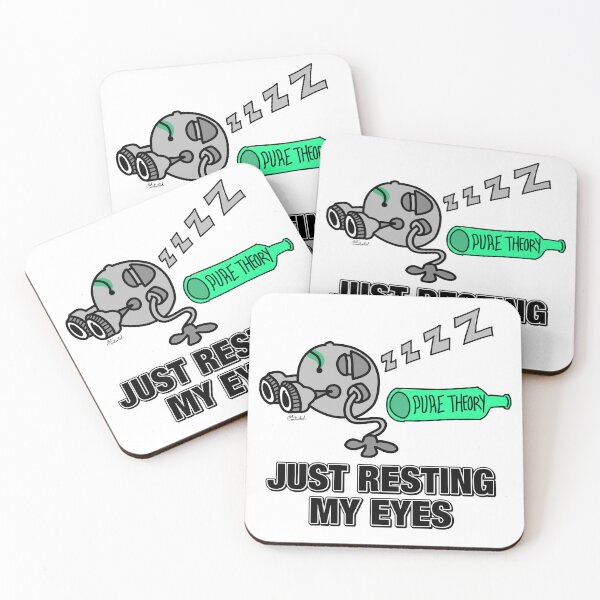 Item preview, Just Resting My Eyes (Too Much Theory) designed and sold by GetContented.