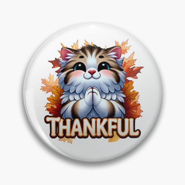 Item preview, Purrfectly Thankful Kitty designed and sold by caFUNated.