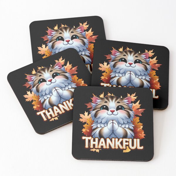 Item preview, Purrfectly Thankful Kitty designed and sold by caFUNated.
