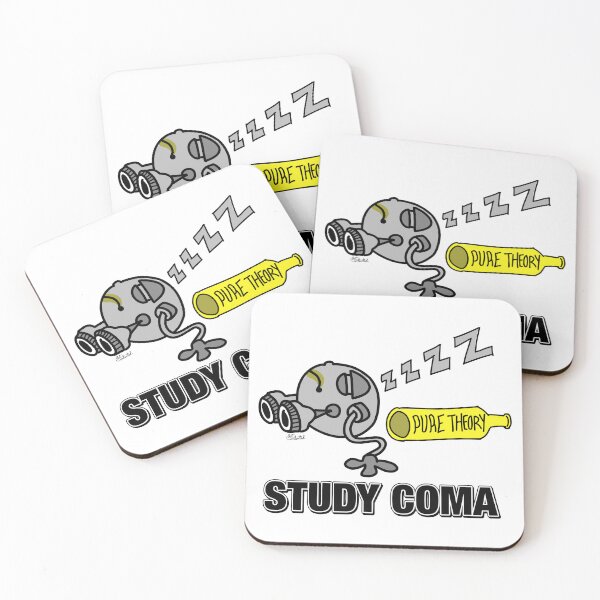 Item preview, Study Coma (Too Much Theory) designed and sold by GetContented.