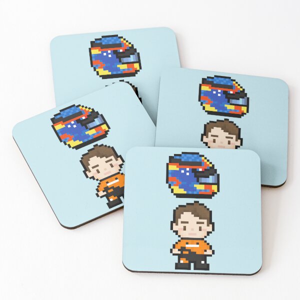 Item preview, Oscar Piastri Pixel 2024 designed and sold by RaceTrim.