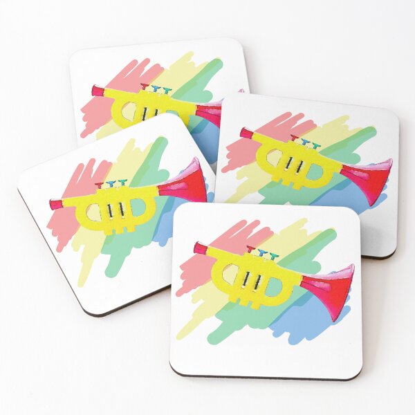 Item preview, Toy trumpet watercolors designed and sold by TaraPen.