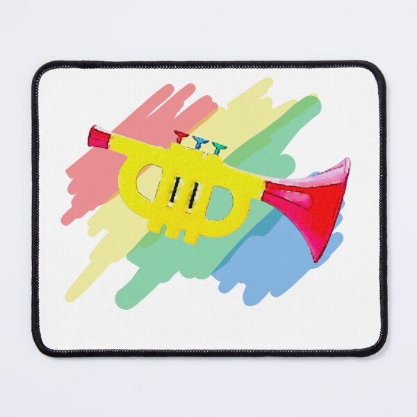 Item preview, Toy trumpet watercolors designed and sold by TaraPen.