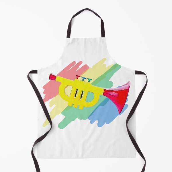 Item preview, Toy trumpet watercolors designed and sold by TaraPen.