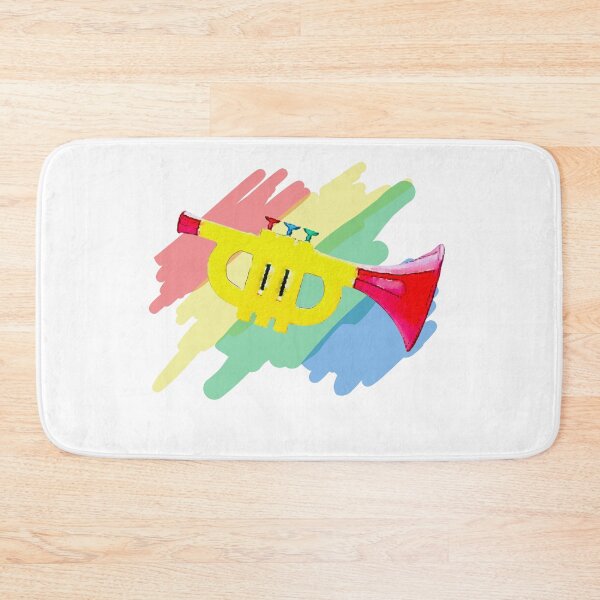 Item preview, Toy trumpet watercolors designed and sold by TaraPen.