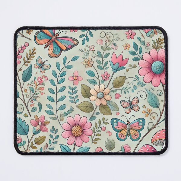 Item preview, Whimsical Floral & Butterflies designed and sold by KittyKatto.