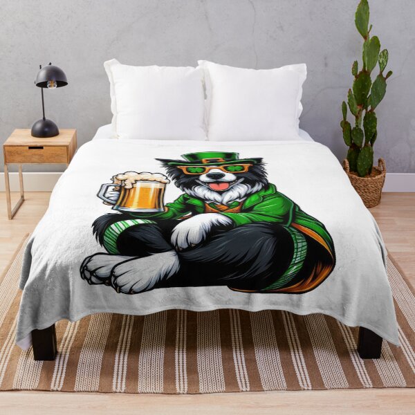 Item preview, Border Collie Dog St Patrick's Day designed and sold by doodIllustrate.