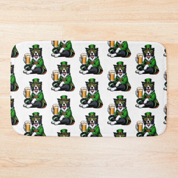 Item preview, Border Collie Dog St Patrick's Day designed and sold by doodIllustrate.