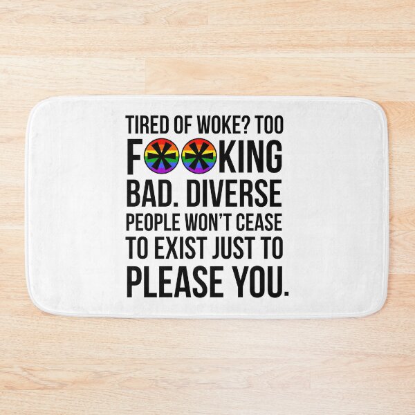 Item preview, Tired of woke?  designed and sold by Rachel the Artist .