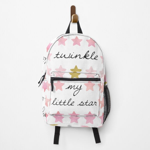 Item preview, Baby Girl Child Twinkle Twinkle Little Star Pink Gold Watercolor Bedroom designed and sold by PaintedRose.