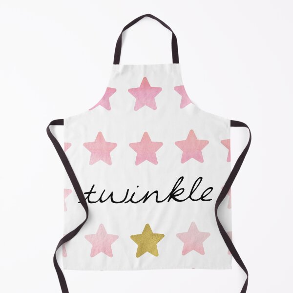 Item preview, Baby Girl Child Twinkle Twinkle Little Star Pink Gold Watercolor Bedroom  designed and sold by PaintedRose.