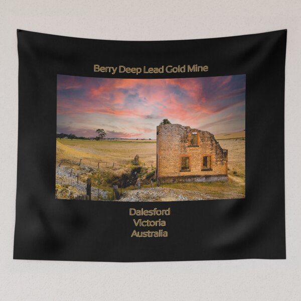 Item preview, Berry Deep Lead Gold Mine Ruins - Daylesford, Victoria, Australia designed and sold by Michael van der Hoorn.