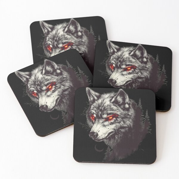 Item preview, Fiery-Eyed Wolf designed and sold by wahyuart21.