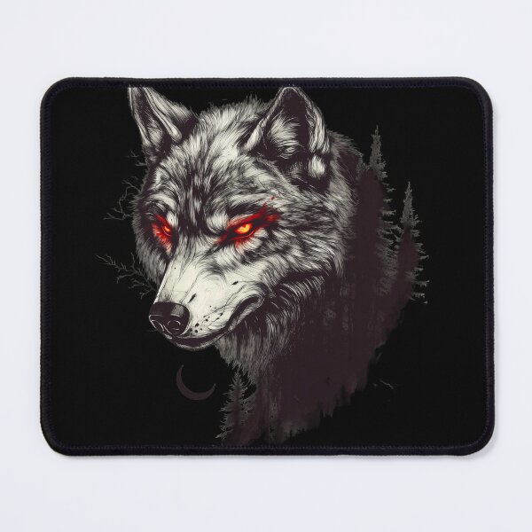 Item preview, Fiery-Eyed Wolf designed and sold by wahyuart21.