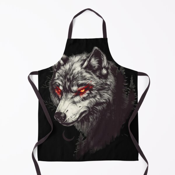 Item preview, Fiery-Eyed Wolf designed and sold by wahyuart21.