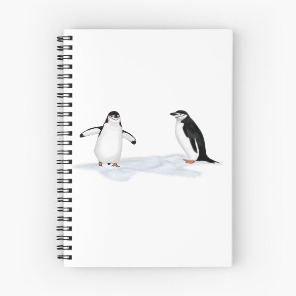 Item preview, Two Chinstrap Penguins designed and sold by ArtAndBliss.