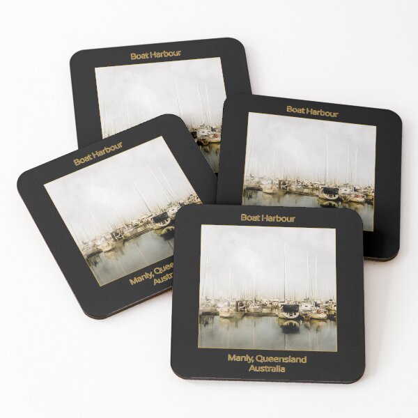 Item preview, Manly Boat Harbour Artwork - Queensland, Australia designed and sold by Michael van der Hoorn.