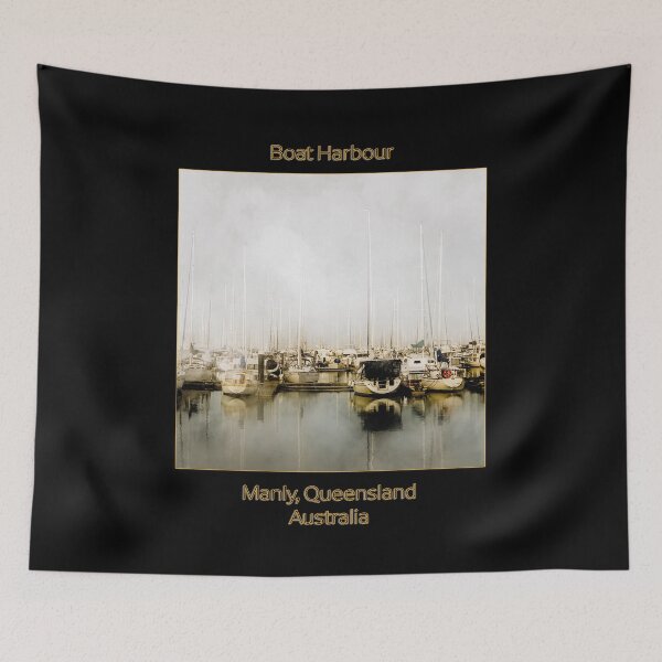 Item preview, Manly Boat Harbour Artwork - Queensland, Australia designed and sold by Michael van der Hoorn.