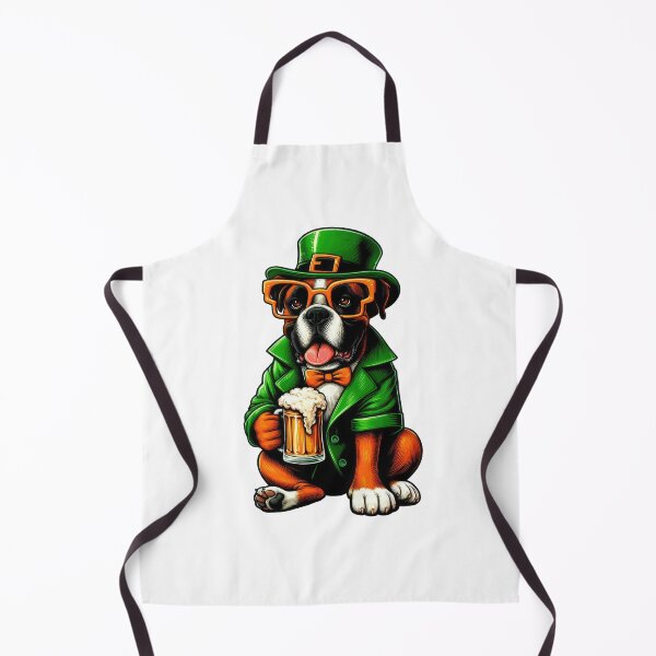 Item preview, Boxer Dog St Patrick's Day designed and sold by doodIllustrate.